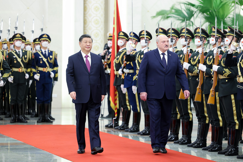 Rundingan Presiden China-Belarus