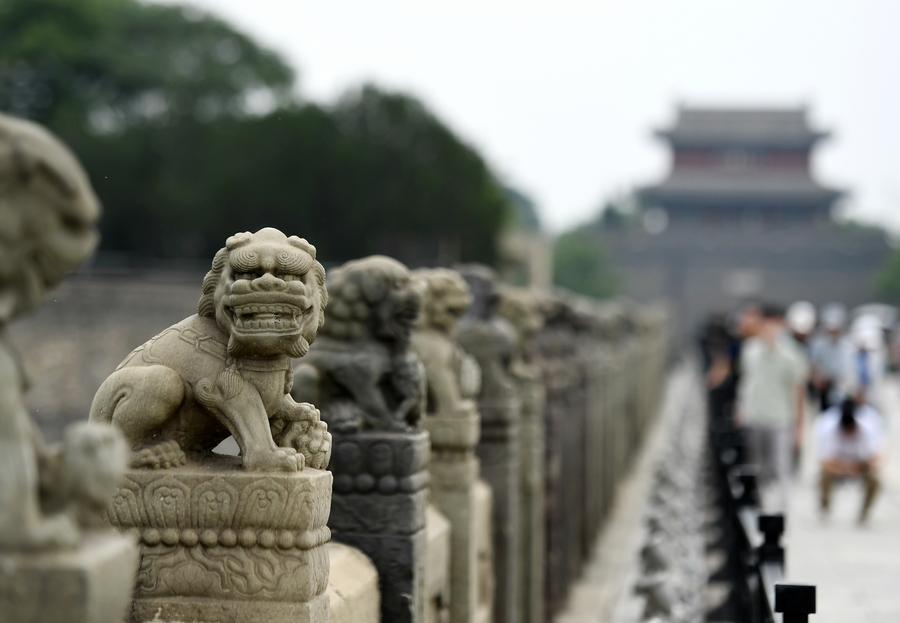 Foto yang diambil pada 4 Julai 2024 ini mrmperlihatkan pemandangan Jambatan Lugou di Beijing, ibu negara China. (Xinhua/Zhang Chenlin)