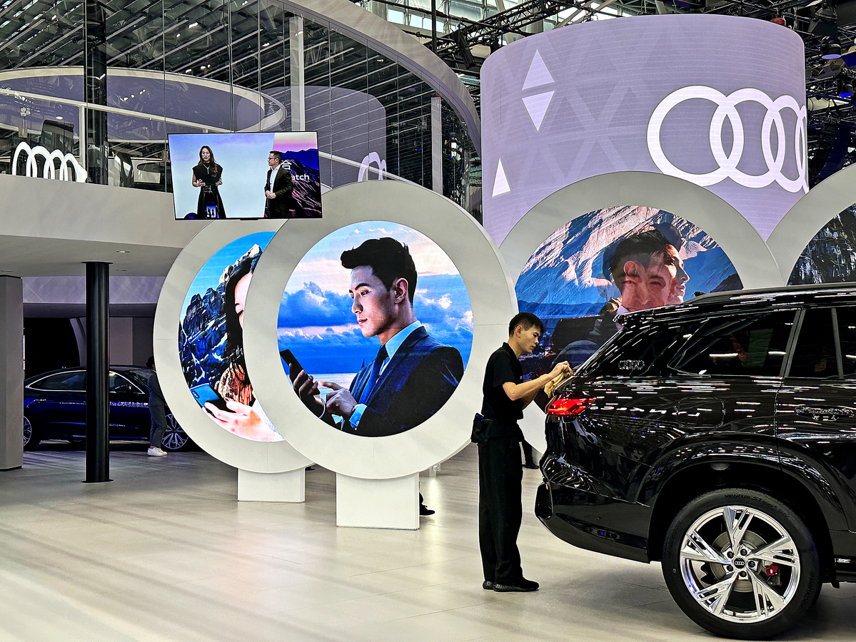 Reruai Audi di Pameran Auto Guangzhou 2024 yang berlangsung mulai 15 hingga 24  November 15 to 24 di Provinsi Guandong, selatan China. (Li Fusheng/China Daily)